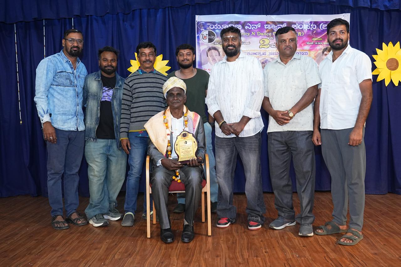 Together in honour and appreciation.
A memorable moment of unity and respect.